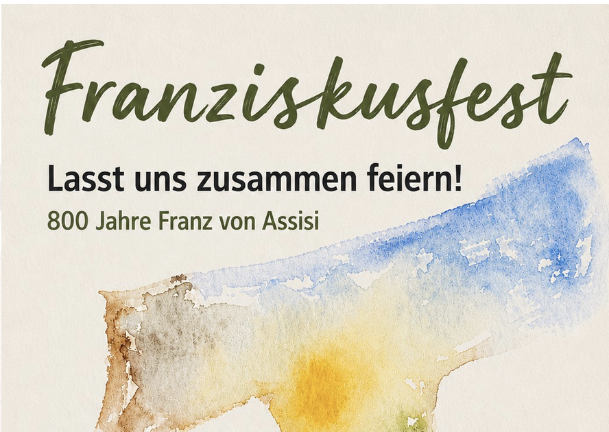 Franziskusfest 2026 – Gemeinsam feiern!